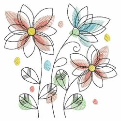 Doodle Flowers 06(Lg)