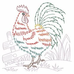 Vintage Chickens 3 06(Md) machine embroidery designs