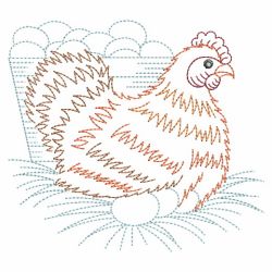 Vintage Chickens 3 10(Lg)