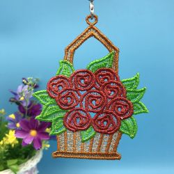 FSL Floral Baskets 2 05 machine embroidery designs