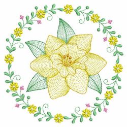 Blooming Garden 04(Md) machine embroidery designs