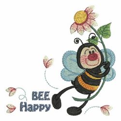 Bee Happy machine embroidery designs