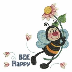 Bee Happy machine embroidery designs