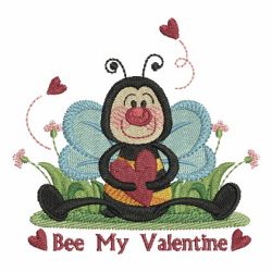 Bee Happy 04 machine embroidery designs