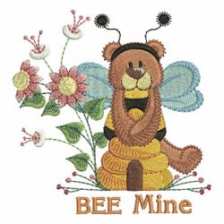 Bee Happy 05 machine embroidery designs