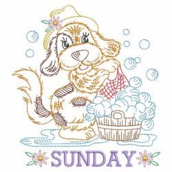 Days Of The Week Cuties(Sm) machine embroidery designs
