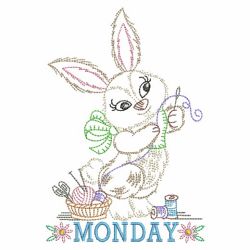 Days Of The Week Cuties 02(Md) machine embroidery designs