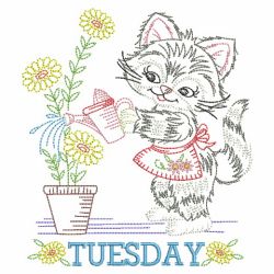 Days Of The Week Cuties 03(Lg) machine embroidery designs