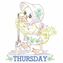 Days Of The Week Cuties 05(Lg) machine embroidery designs