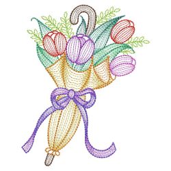 Tulips Garden 04(Md) machine embroidery designs