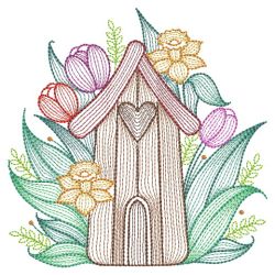 Tulips Garden 05(Lg) machine embroidery designs