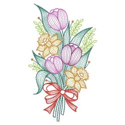 Tulips Garden 07(Lg) machine embroidery designs