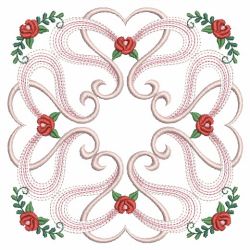 Filigree Roses Quilt 3(Sm) machine embroidery designs