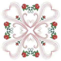Filigree Roses Quilt 3 07(Sm) machine embroidery designs