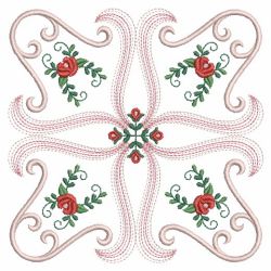 Filigree Roses Quilt 3 09(Md) machine embroidery designs