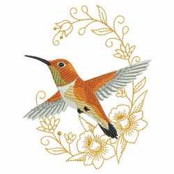 Decorative Hummingbirds 03(Lg) machine embroidery designs
