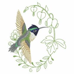 Decorative Hummingbirds 04(Md) machine embroidery designs