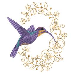 Decorative Hummingbirds 07(Lg) machine embroidery designs