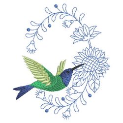 Decorative Hummingbirds 08(Sm) machine embroidery designs