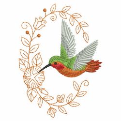 Decorative Hummingbirds 10(Md) machine embroidery designs