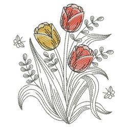 Sketched Flowers 06(Md)