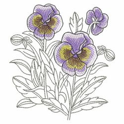 Sketched Flowers 09(Md)