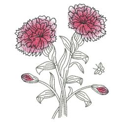 Sketched Flowers 10(Md)