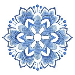 Delft Blue Snowflakes 04(Sm) machine embroidery designs