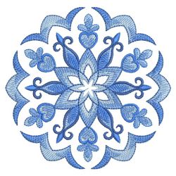 Delft Blue Snowflakes 10(Lg)