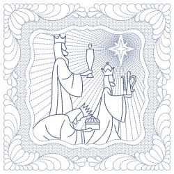 Trapunto Nativity 2(Sm) machine embroidery designs