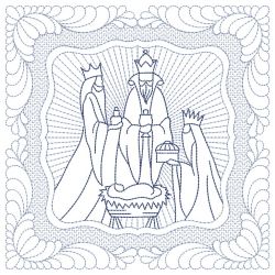 Trapunto Nativity 2 03(Sm) machine embroidery designs