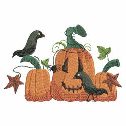 Folk Art Halloween 2 06(Sm) machine embroidery designs