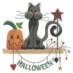 Folk Art Halloween 2 13(Sm) machine embroidery designs