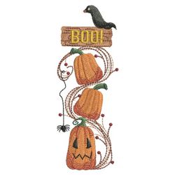 Folk Art Halloween 2 14(Lg) machine embroidery designs