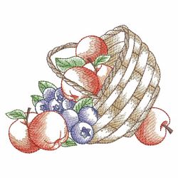 Basket Of Fruit 3 05(Md) machine embroidery designs