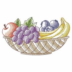 Basket Of Fruit 3 06(Sm) machine embroidery designs