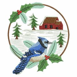 Winter For The Birds 2 03(Md) machine embroidery designs