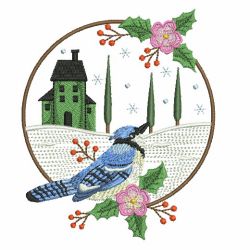 Winter For The Birds 2 09(Lg) machine embroidery designs