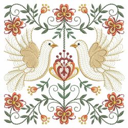 Folk Art Quilt 2 08(Md) machine embroidery designs