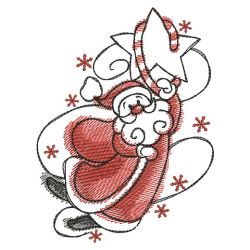 Sketched Christmas 05(Md) machine embroidery designs