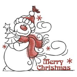 Sketched Christmas 07(Md) machine embroidery designs