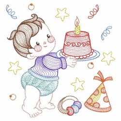 Rippled Birthday Party 02(Md) machine embroidery designs