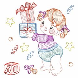 Rippled Birthday Party 04(Lg) machine embroidery designs