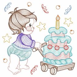 Rippled Birthday Party 06(Md) machine embroidery designs
