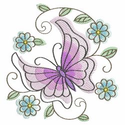 Butterfly And Blooms 5 02(Sm) machine embroidery designs