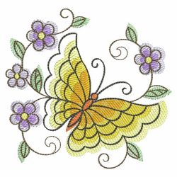 Butterfly And Blooms 5 03(Sm) machine embroidery designs