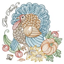 Vintage Thanksgiving 2(Md) machine embroidery designs