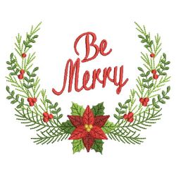 Christmas Wreath 03(Lg) machine embroidery designs