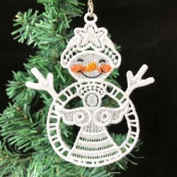 FSL Snowmen 4 10 machine embroidery designs