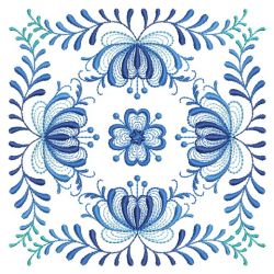 Delft Blue Quilt Block 02(Lg)